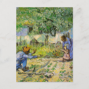 Carte Postale Premières étapes (après Millet) par Vincent van Go