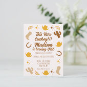 Carte Postale Premiers Anniversaire Arcs-en-ciel Rodéos Annivers (Debout devant)