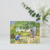 Carte Postale Premiers pas (après Millet) Van Gogh Fine Art (Debout devant)