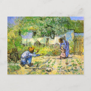 Carte Postale Premiers pas (après Millet) Van Gogh Fine Art