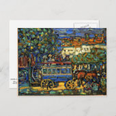 Carte Postale Prendergast - Paris Omnibus (Devant / Derrière)