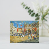 Carte Postale Prendergast : Saint-Marc, paysage urbain de Venise (Debout devant)
