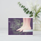 Carte Postale Prendre des chances (Debout devant)