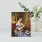 Carte Postale Prendre du thé dans le salon de dessin (Debout devant)