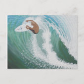 Carte Postale Prendre une vague (Devant)