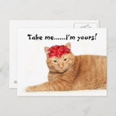 Carte Postale Prends-moi..... je suis à toi ! (Devant / Derrière)