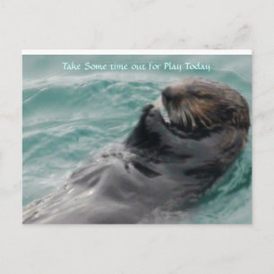 Carte Postale Prenez du temps pour jouer.