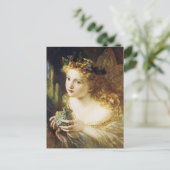 Carte Postale Prenez le juste visage de la femme (Debout devant)