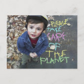 Carte Postale Prenez soin de la Terre (Devant)