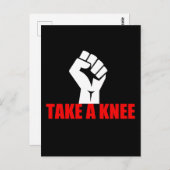 Carte Postale Prenez un genou (Devant / Derrière)