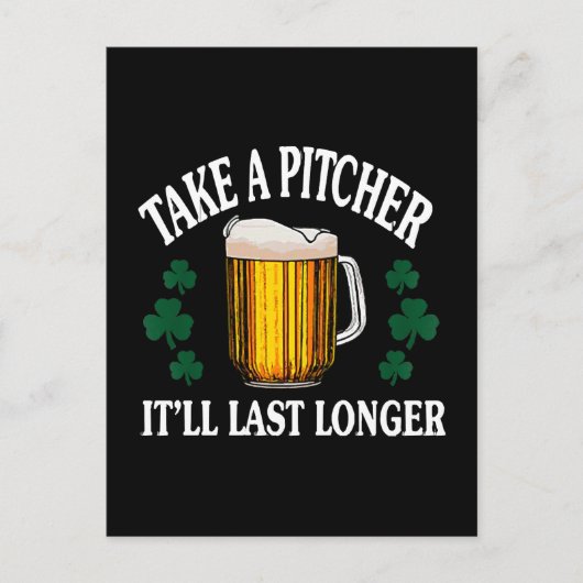 Carte Postale Prenez un lanceur, ça Dernier plus longtemps (Devant)