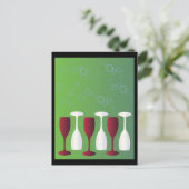 Carte Postale Prenez un verre de vin ! (Debout devant)
