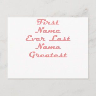 Carte Postale Prénom Jamais Nom Plus Grand