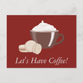 Carte Postale Prenons un café (Devant)