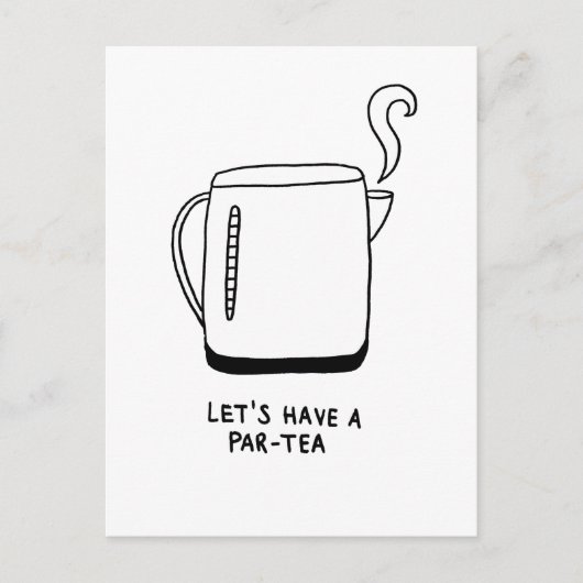 Carte Postale Prenons un Par-Tea (Devant)