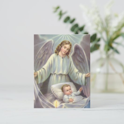 Carte Postale Préoccupation (Debout devant)