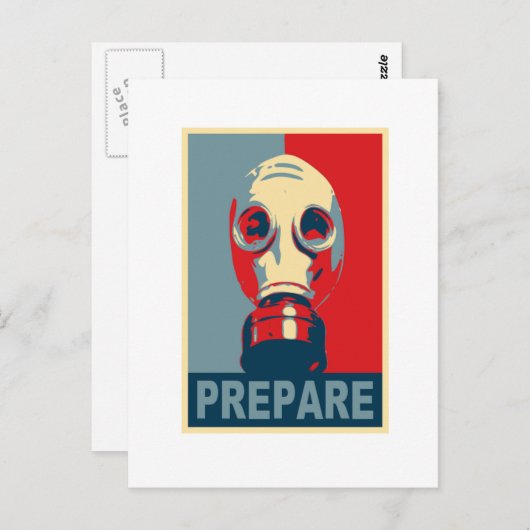 Carte Postale Préparez-vous ! (Devant / Derrière)