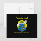 Carte Postale Préparez-vous à des problèmes - Rituel de sacrific (Devant / Derrière)