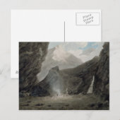 Carte Postale Près de Chiavenna dans les Grisons, vers 1779 (aqu (Devant / Derrière)