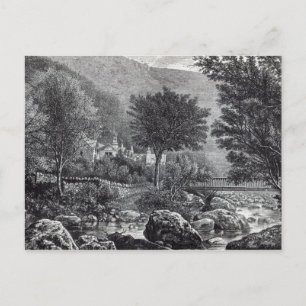 Carte Postale Près de Lynmouth, de 'Leisure Hour', 1888