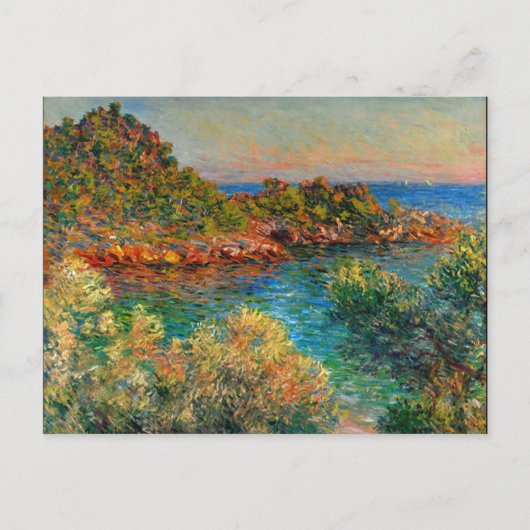 Carte Postale Près de Monte Carlo, célèbre peinture de Claude Mo (Devant)
