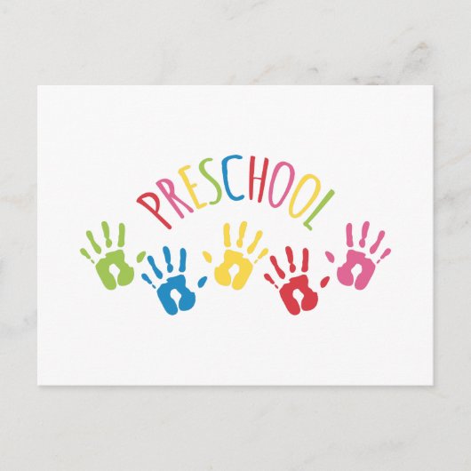 Carte Postale préscolaire (Devant)