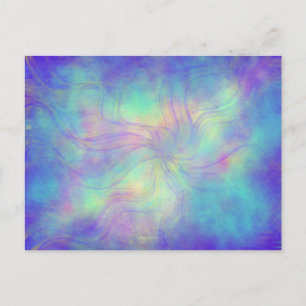 Carte Postale Présence angélique Art prophétique chrétien modern