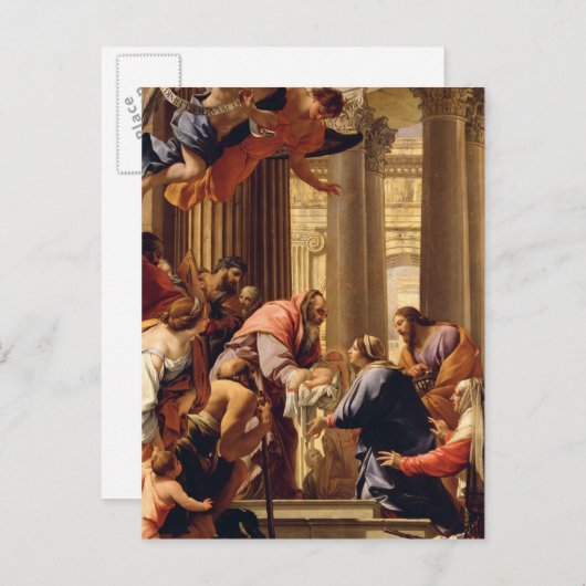 Carte Postale Présentation au Temple (Devant / Derrière)