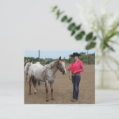 Carte Postale Présentation de chevaux (Debout devant)