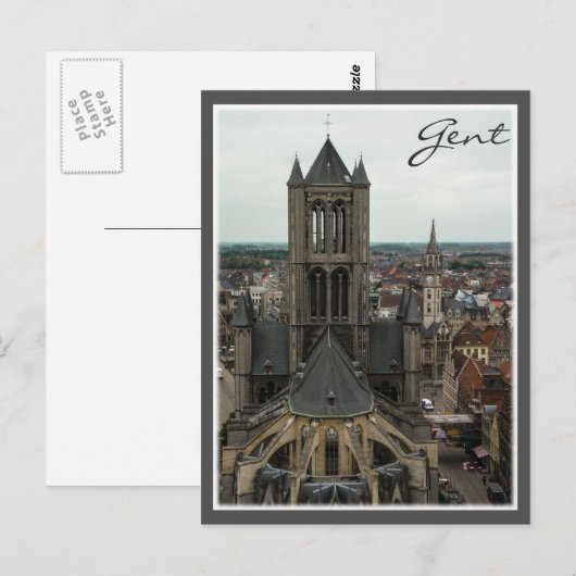 Carte Postale Présentation de Gent (Devant / Derrière)
