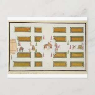 Carte Postale Présentation de Gentil par Nawab Shuja ud-Daula à
