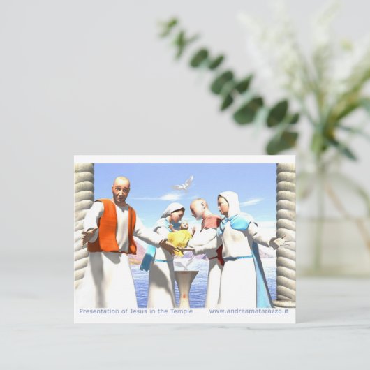 Carte Postale Présentation de Jésus dans le Temple (Debout devant)