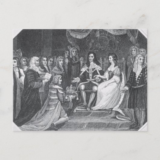 Carte Postale Présentation de la Déclaration des droits (Devant)