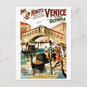 Carte Postale Présentation de la ville de Venise à Olympia, vint