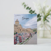 Carte Postale Présentation de tapis à Mtskheta (Debout devant)
