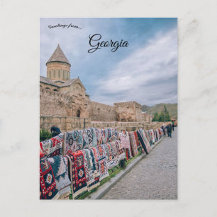 Carte Postale Présentation de tapis à Mtskheta