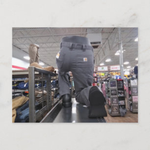 Carte Postale Présentoir de magasin bizarre