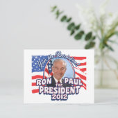Carte Postale Président 2012 de Ron Paul (Debout devant)