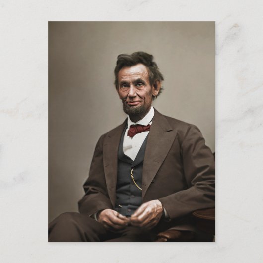 Carte Postale Président Abraham Lincoln (Devant)