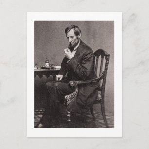 CARTE POSTALE PRESIDENT ABRAHAM LINCOLN 1862 STEREOVIEW