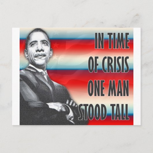 Carte Postale Président Barack Obama (Devant)