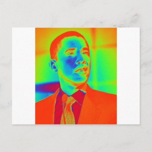 Carte Postale Président Barack Obama (Devant)