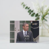 Carte Postale Président Barack Obama (Debout devant)