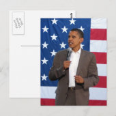 Carte Postale President Barack Obama (Devant / Derrière)