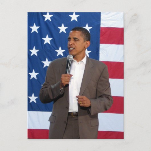 Carte Postale President Barack Obama (Devant)