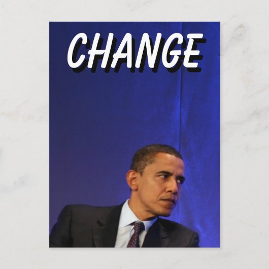 Carte Postale Président Barack Obama (Devant)