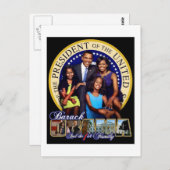 Carte Postale Président Barack Obama (Devant / Derrière)