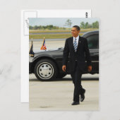 Carte Postale Président Barack Obama (Devant / Derrière)
