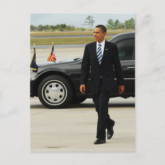 Carte Postale Président Barack Obama (Devant)