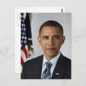 Carte Postale Président Barack Obama (Devant / Derrière)
